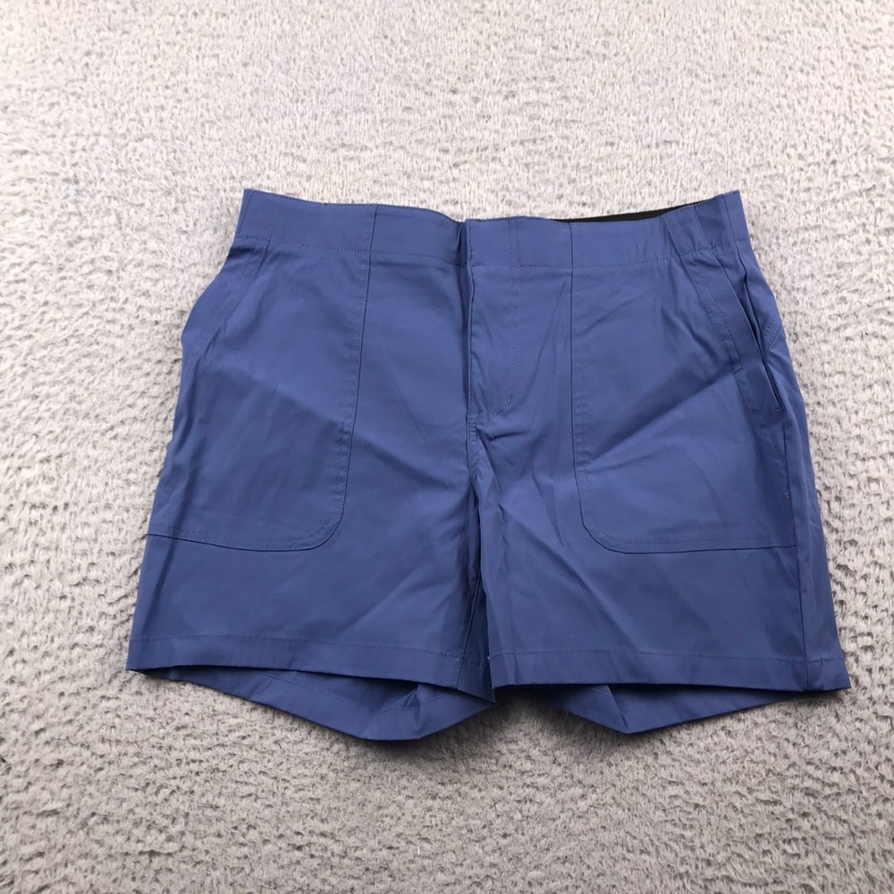 Eddie Bauer Hiker Shorts Womens 4 Blue Performance Stretch 5" Climbing NEW NWT